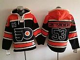 Philadelphia Flyers #53 Shayne Gostisbehere Black All Stitched Hooded Sweatshirt,baseball caps,new era cap wholesale,wholesale hats
